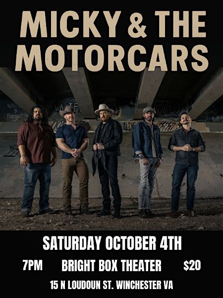 Micky & The Motorcars, 4 October | Event in Winchester | AllEvents