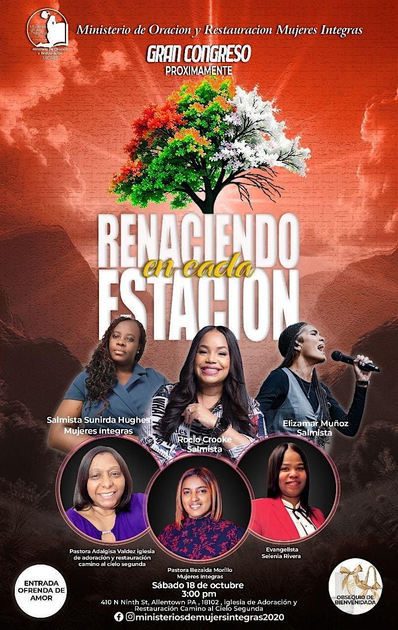 Renaciendo en Cada Estación, 18 October | Event in Paterson | AllEvents
