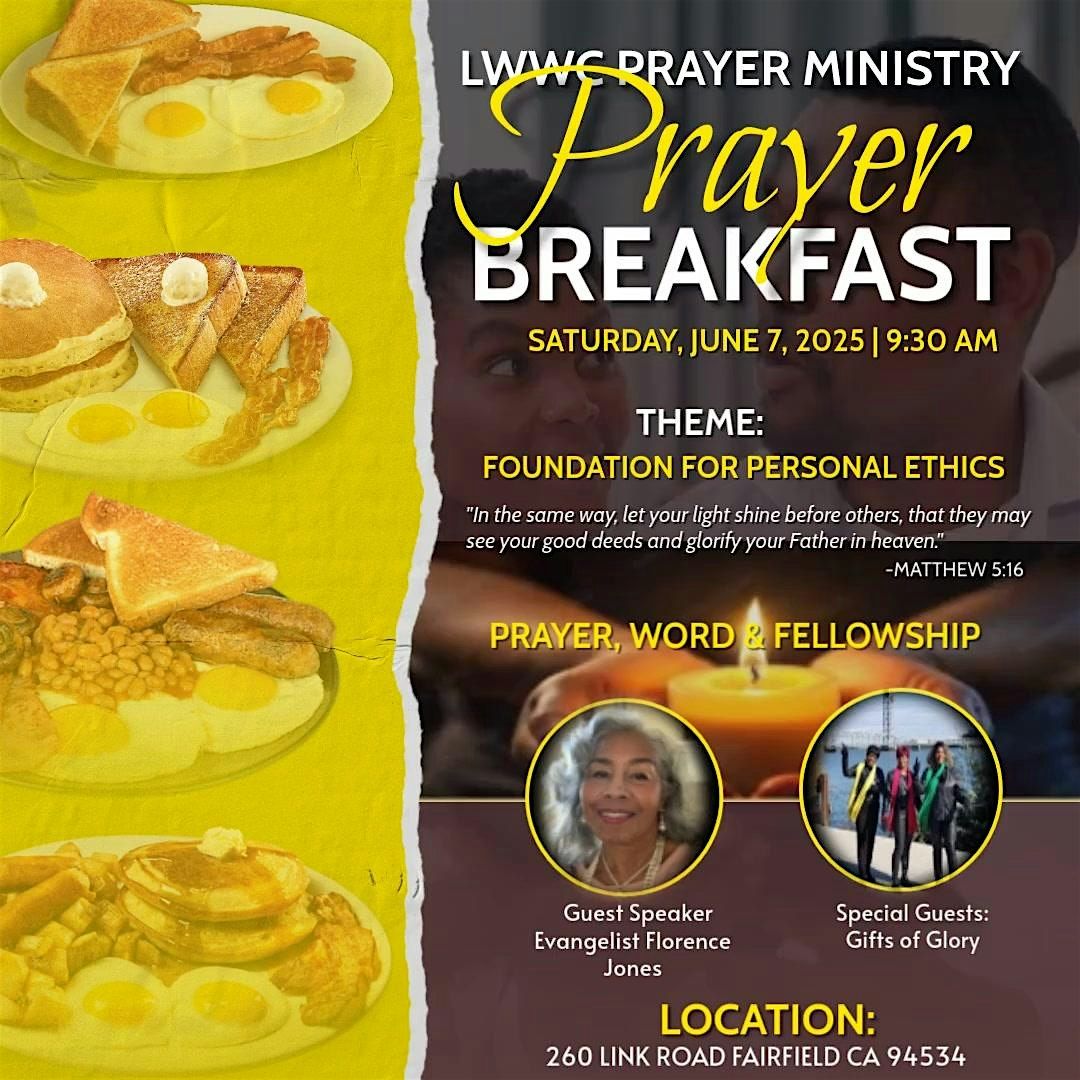 LWWC Prayer Breakfast, 7 June | Event in Fairfield | AllEvents
