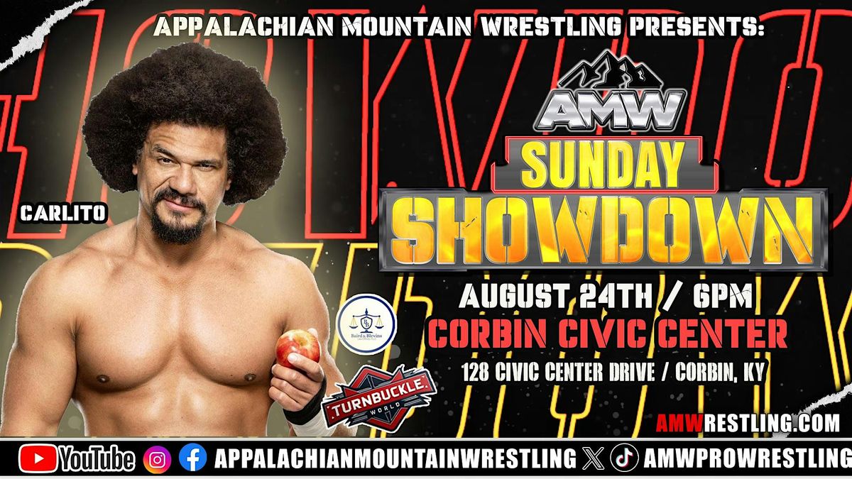 AMW SUNDAY SHOWDOWN, 24 August | Event in Corbin | AllEvents