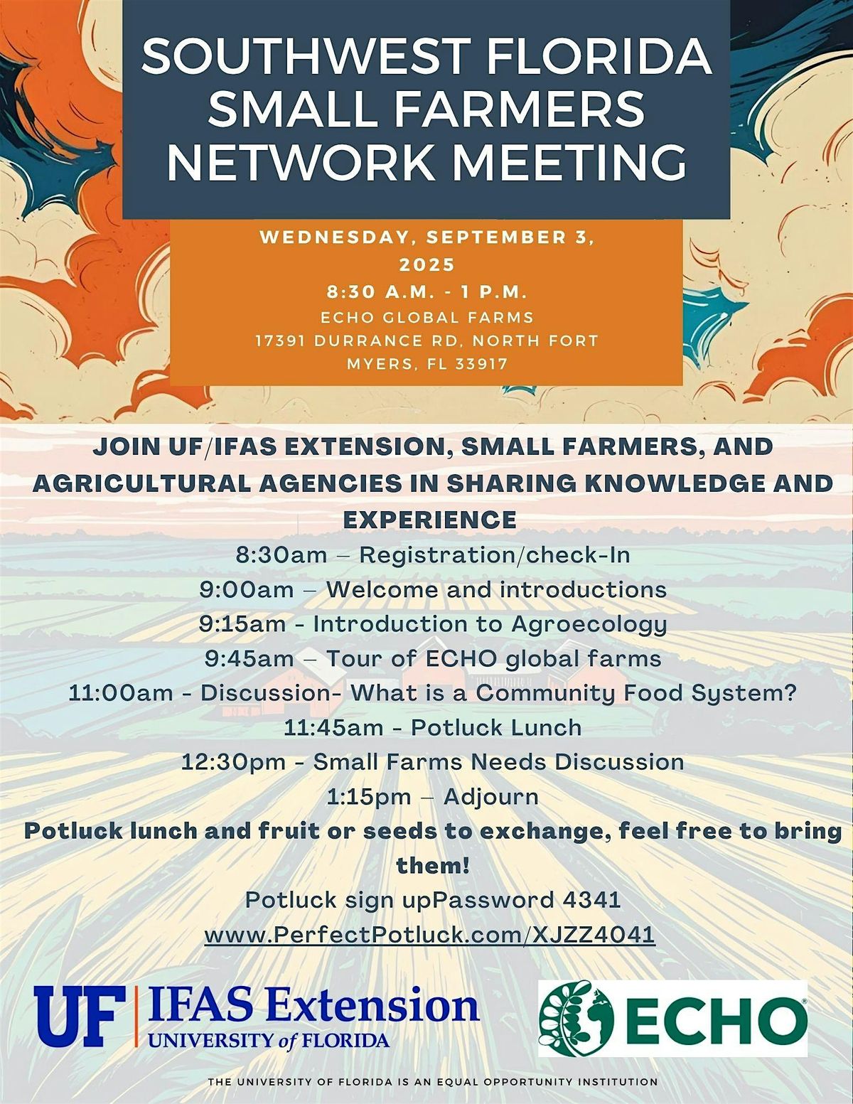 2025 Fall Southwest Florida Small Farmer Network Meeting, 3 September | Event in North Fort Myers | AllEvents