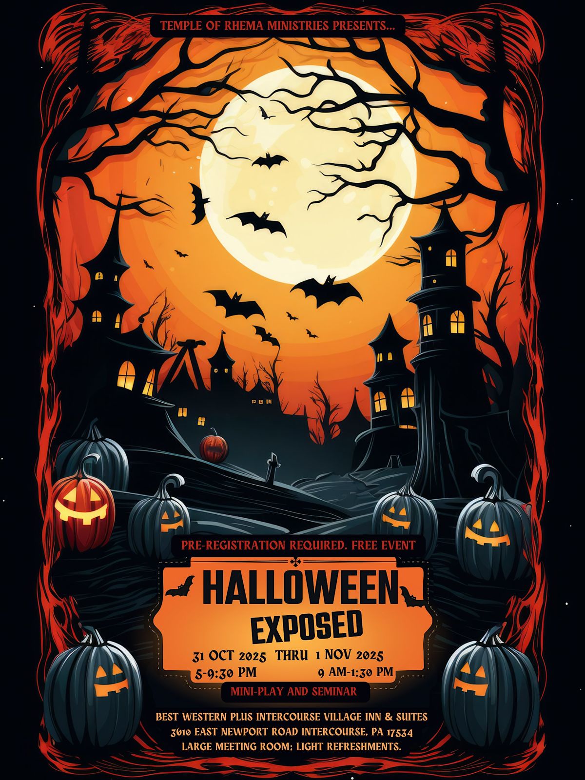 The Halloween Agenda Exposed: Should Christians Celebrate Halloween?, 31 October | Event in Intercourse | AllEvents