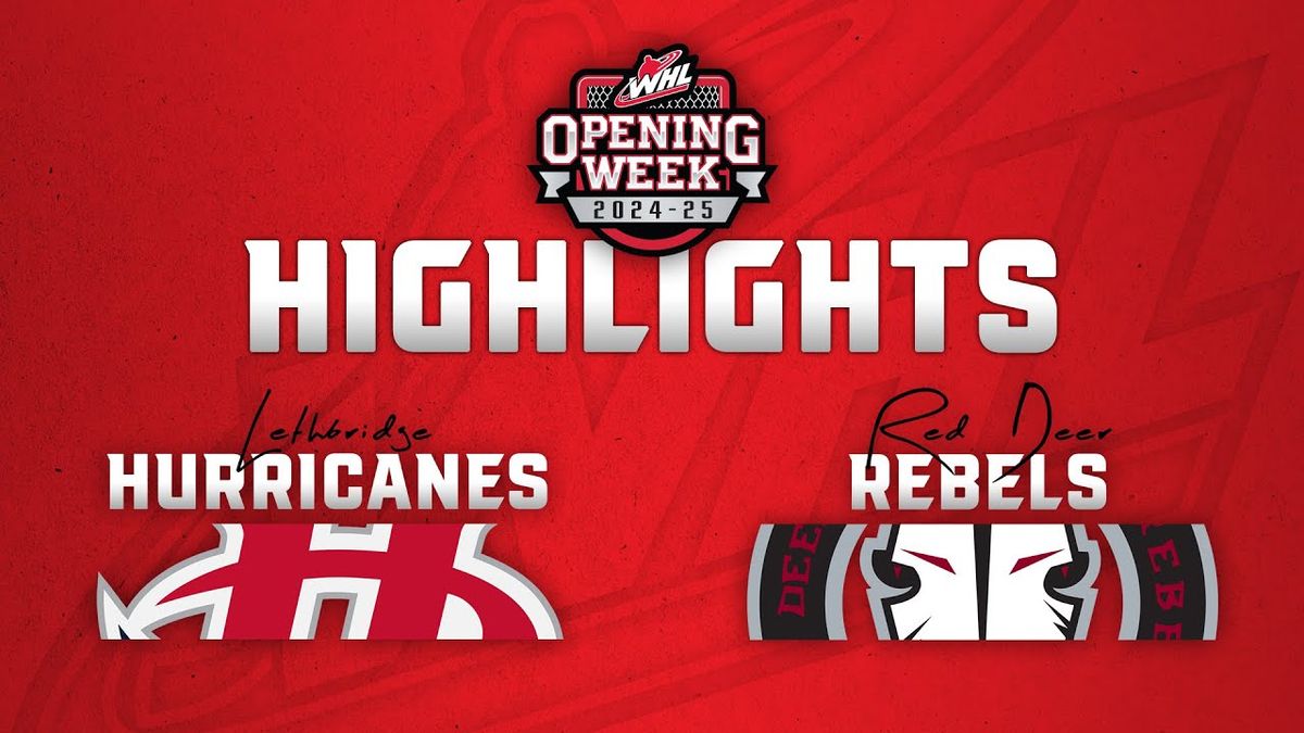 Red Deer Rebels at Lethbridge Hurricanes at VisitLethbridge.com Arena, 11 October | Event in Lethbridge | AllEvents
