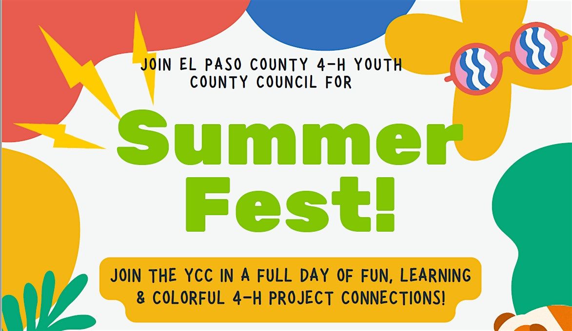 El Paso County 4-H - Summer Fest! 2025, 13 June | Event in Colorado Springs | AllEvents
