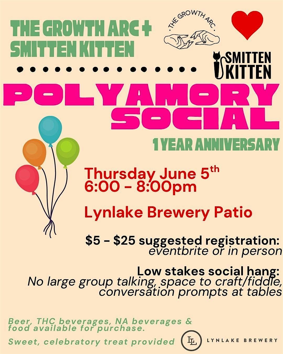 POLYAMORY SOCIAL: One Year Celebration, 5 June | Event in Minneapolis | AllEvents