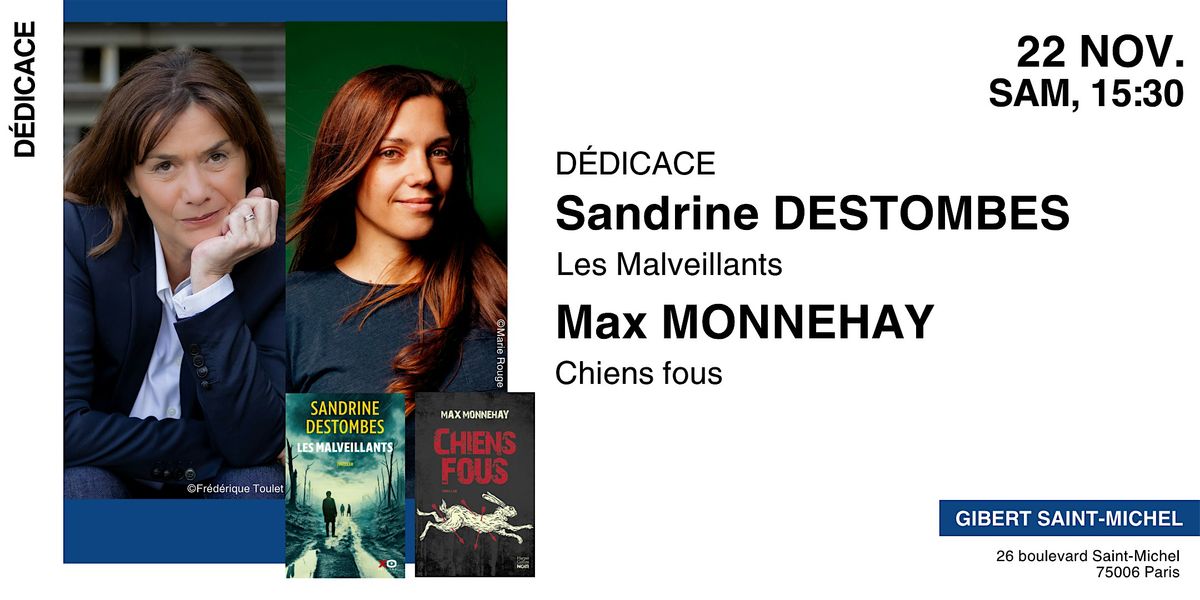 Gibert dédicace : Sandrine Destombes & Max Monnehay | Event in Paris | AllEvents