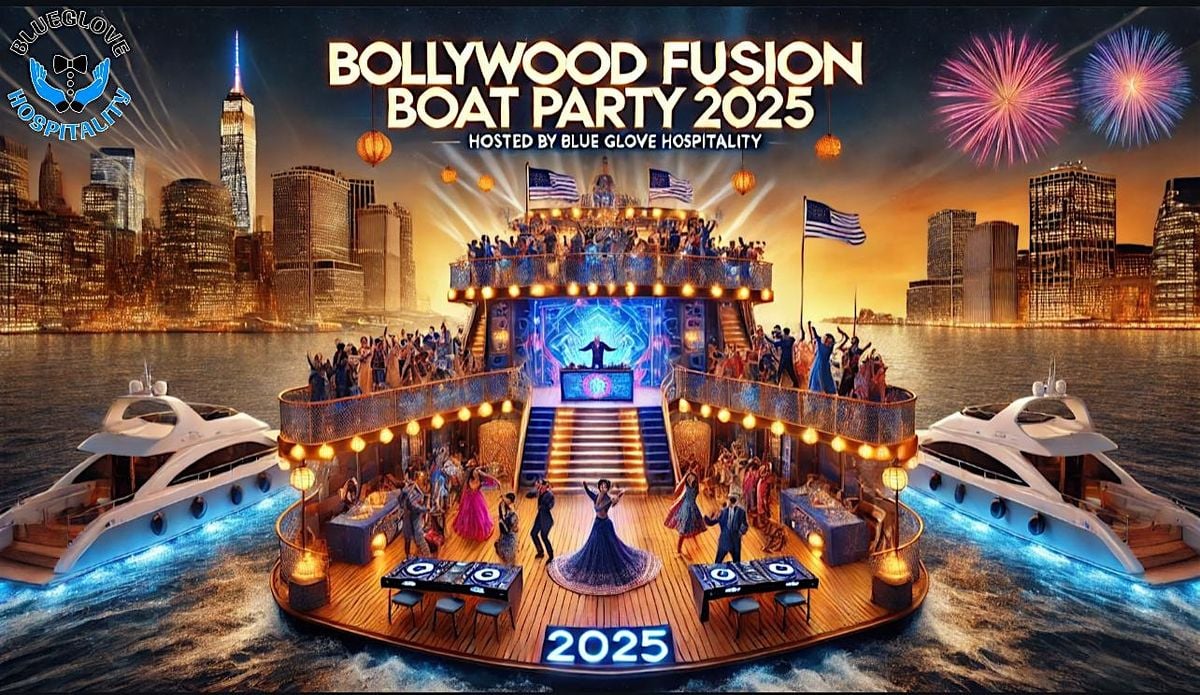 BOLLYWOOD FUSION BOAT PARTY 2025 | NYC (Open Bar Available!)