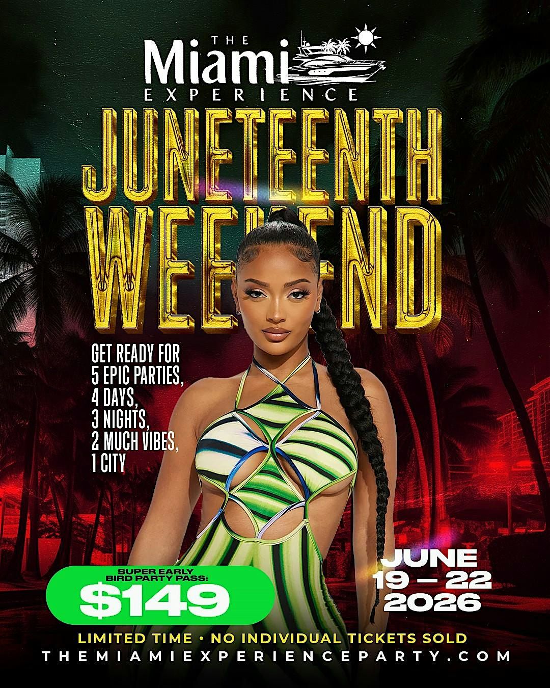THE MIAMI EXPERIENCE 2026: Juneteenth Weekend Takeover, 19 June | AllEvents