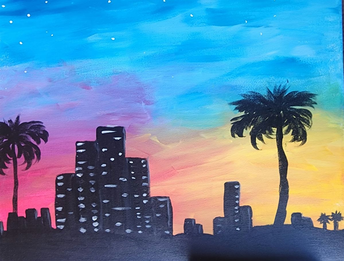 Painting our beautiful “City Skyline” paint and sip event, 11 August | Event in Roseville | AllEvents