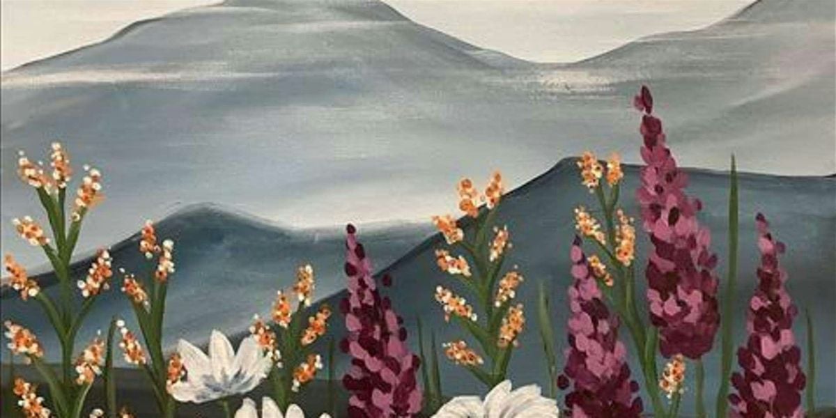Wild Flowers in the Mountains - Paint and Sip by Classpop!™, 6 July | Event in Houston | AllEvents
