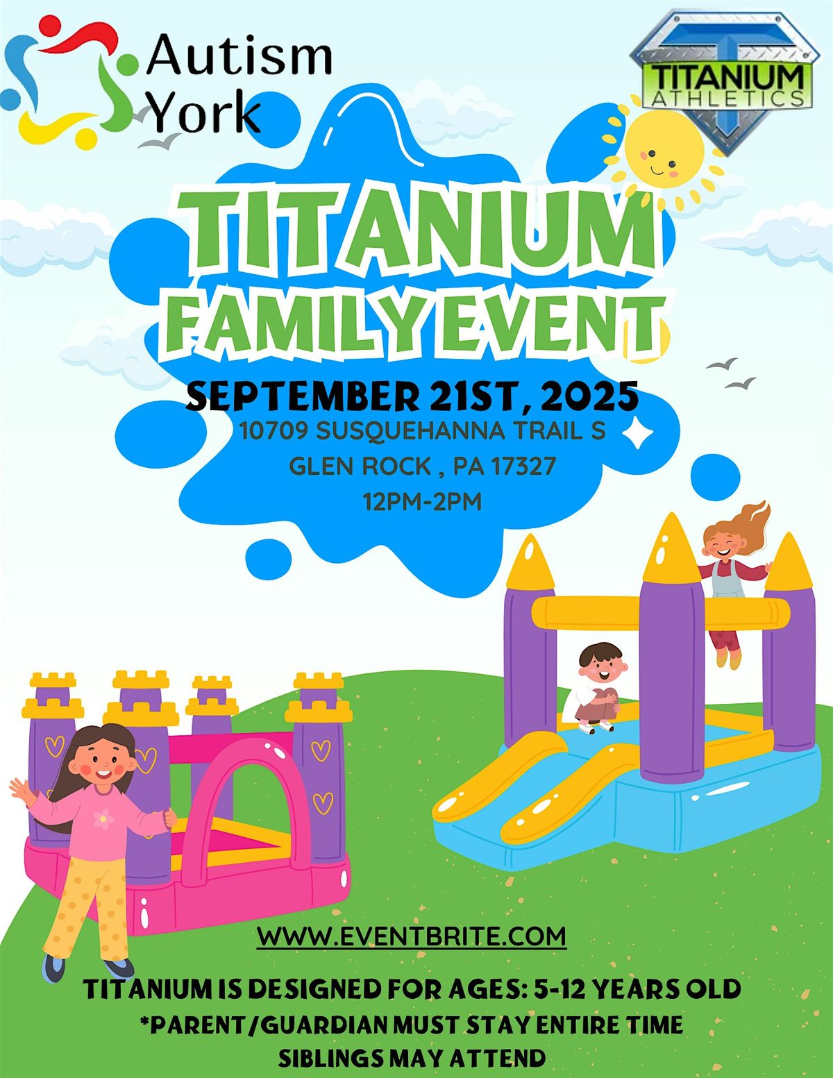 Autism York's Family Titanium Event, 21 September | Event in Glen Rock | AllEvents