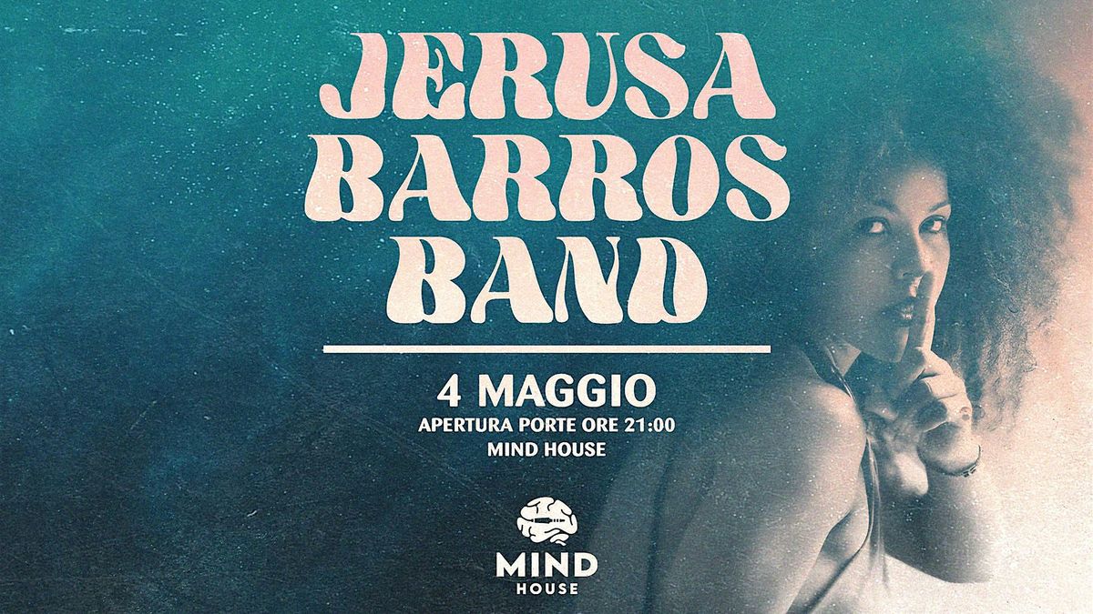 JERUSA BARROS W/ BAND @ MIND HOUSE, 4 May | Event in Palermo | AllEvents