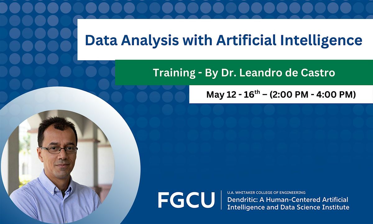 "Data Analysis with Artifical Intelligence" - TRAINING, 12 May | Event in Fort Myers | AllEvents