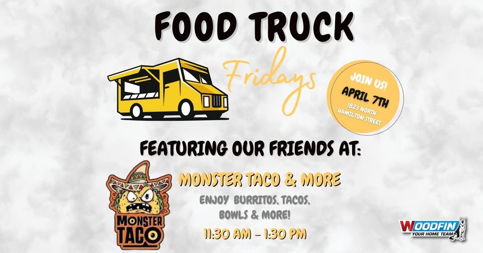 Food Truck Fridays Featuring Monster Taco & More, 1823 N Hamilton St