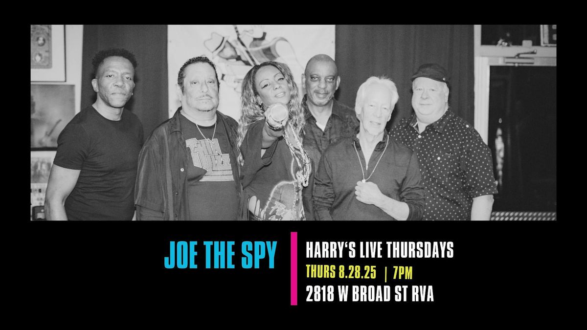Harry's LIVE Presents Joe the Spy, 28 August | Event in Richmond | AllEvents