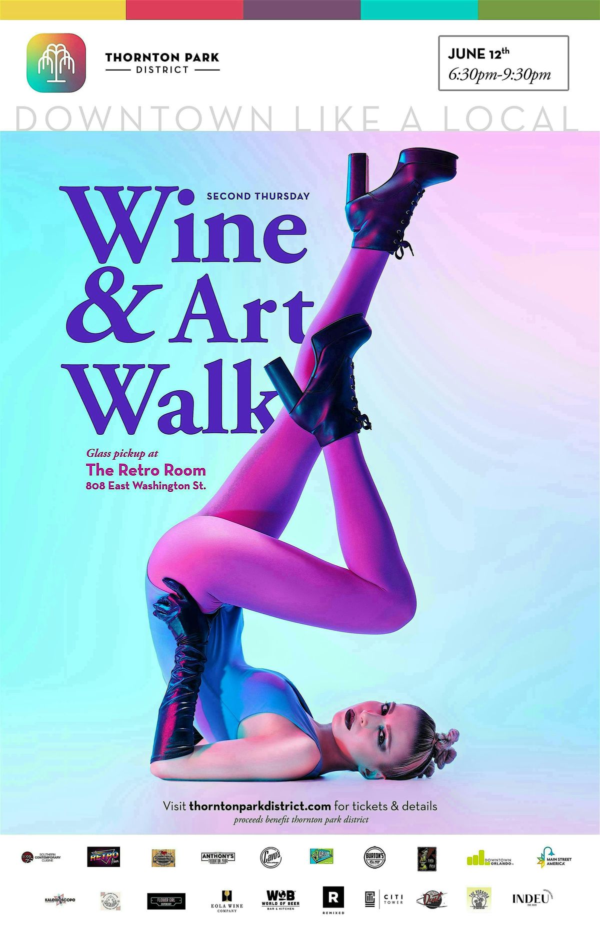 Thornton Park 2nd Thursday Wine & Art Walk!, 12 June | Event in Orlando | AllEvents