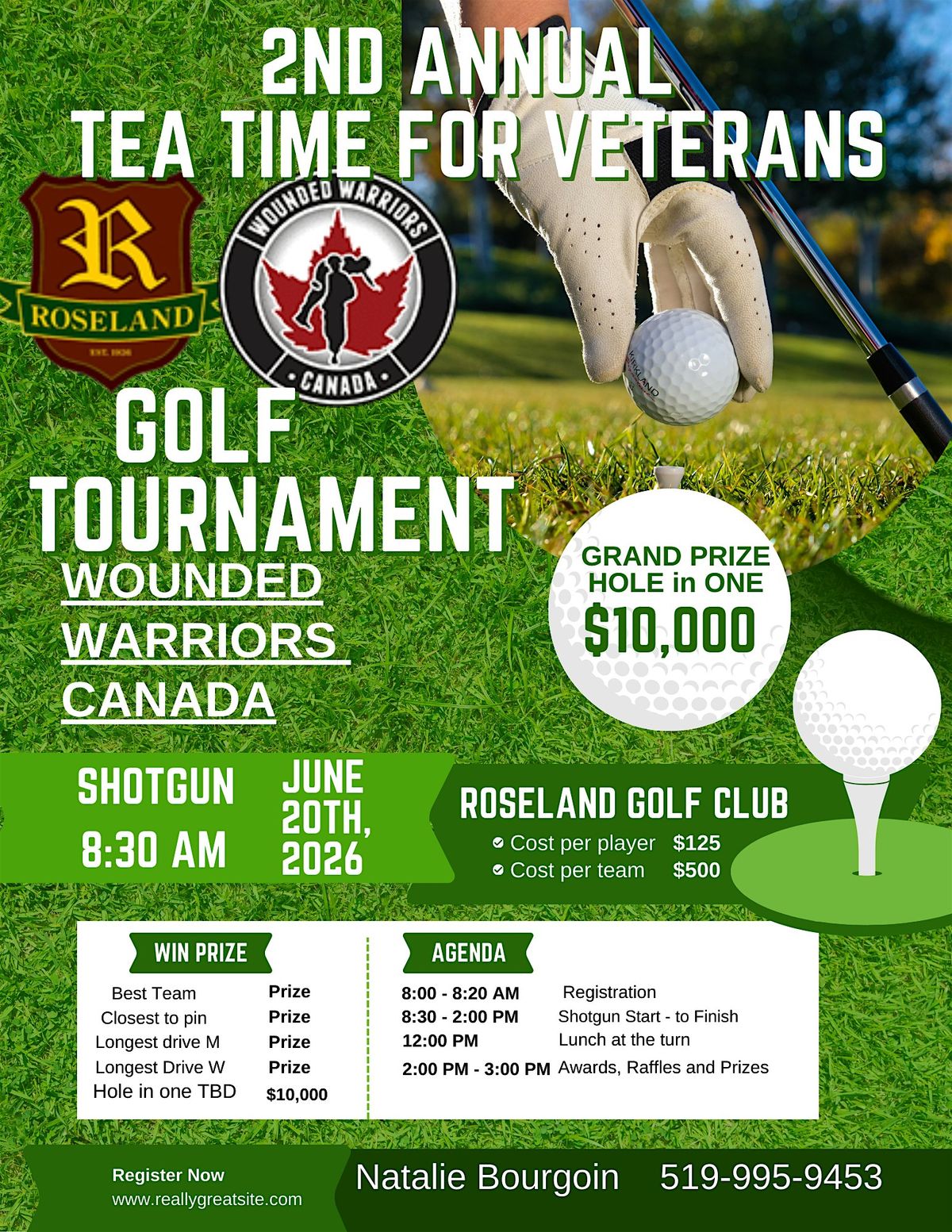 2nd annual Tee-time for veterans