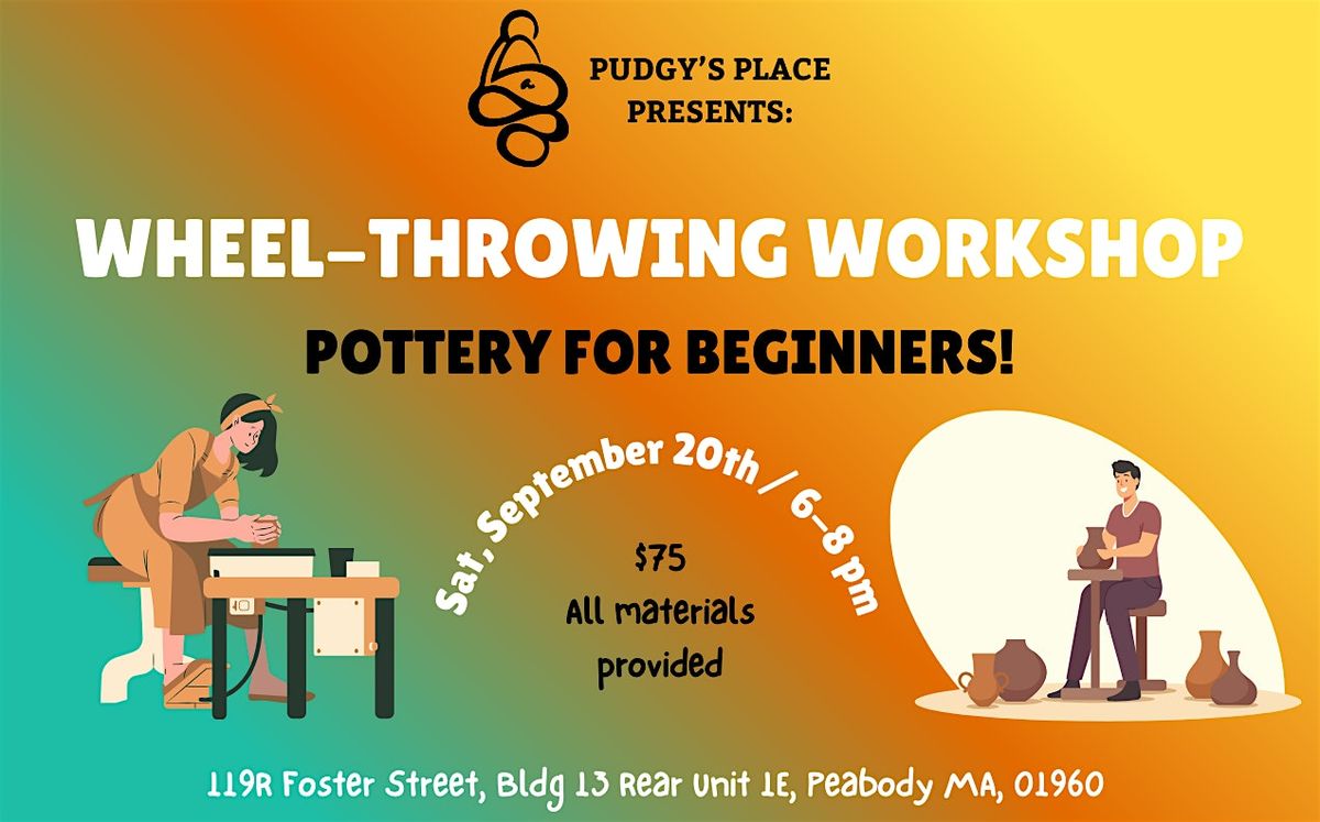 Pottery Workshop - Wheel Throwing! (9/20; 6-8pm) Craft Art Night!, 20 September | Event in Peabody | AllEvents