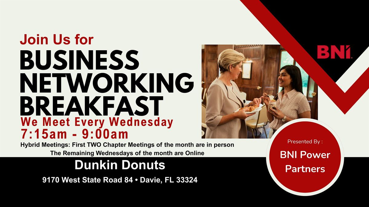 Business Networking Breakfast Meeting | Event in Davie | AllEvents