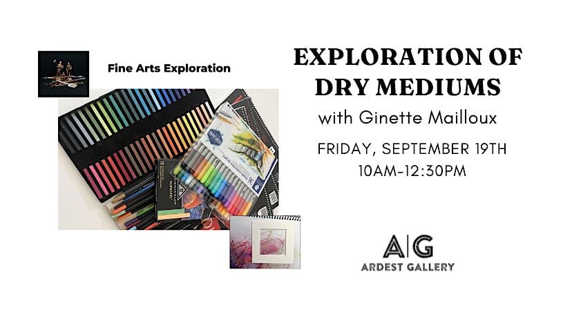 Exploring Fine Art with Dry Mediums, 19 September | Event in The Woodlands | AllEvents