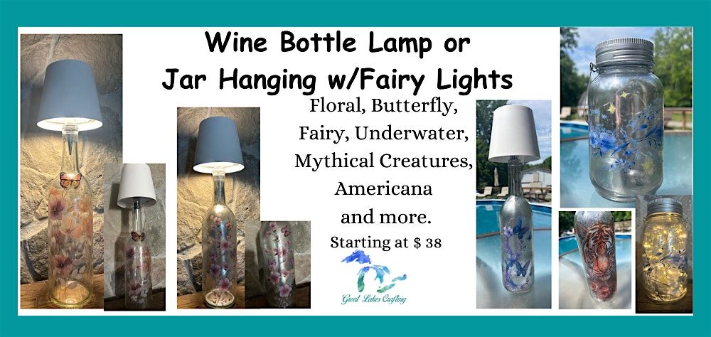 Frankenmuth Wine Bottle Lamp & Fairy Lanterns  @ St Julin Winery, 8 October | Event in Frankenmuth | AllEvents