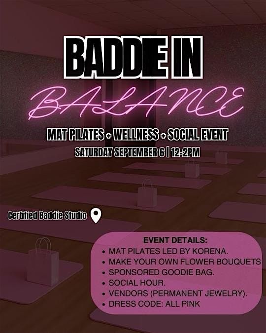 Baddie In Balance, 6 September | Event in San Diego | AllEvents
