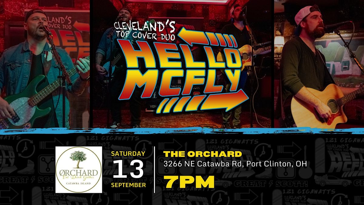 Hello McFly LIVE at The Orchard in Port Clinton, OH!, 13 September | Event in Port Clinton | AllEvents