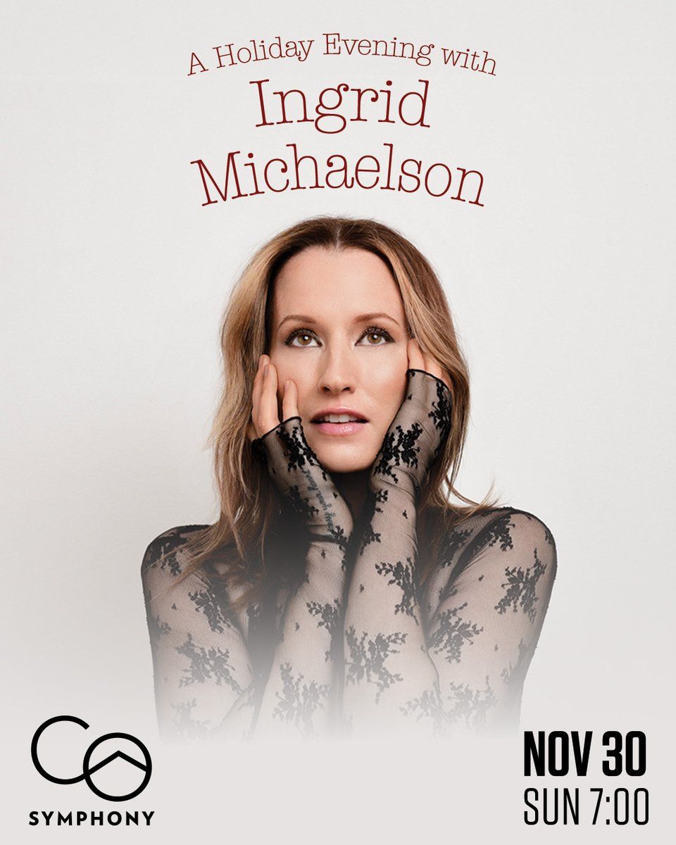 A Holiday Evening with Ingrid Michaelson at Boettcher Hall, 30 November | Event in Denver | AllEvents