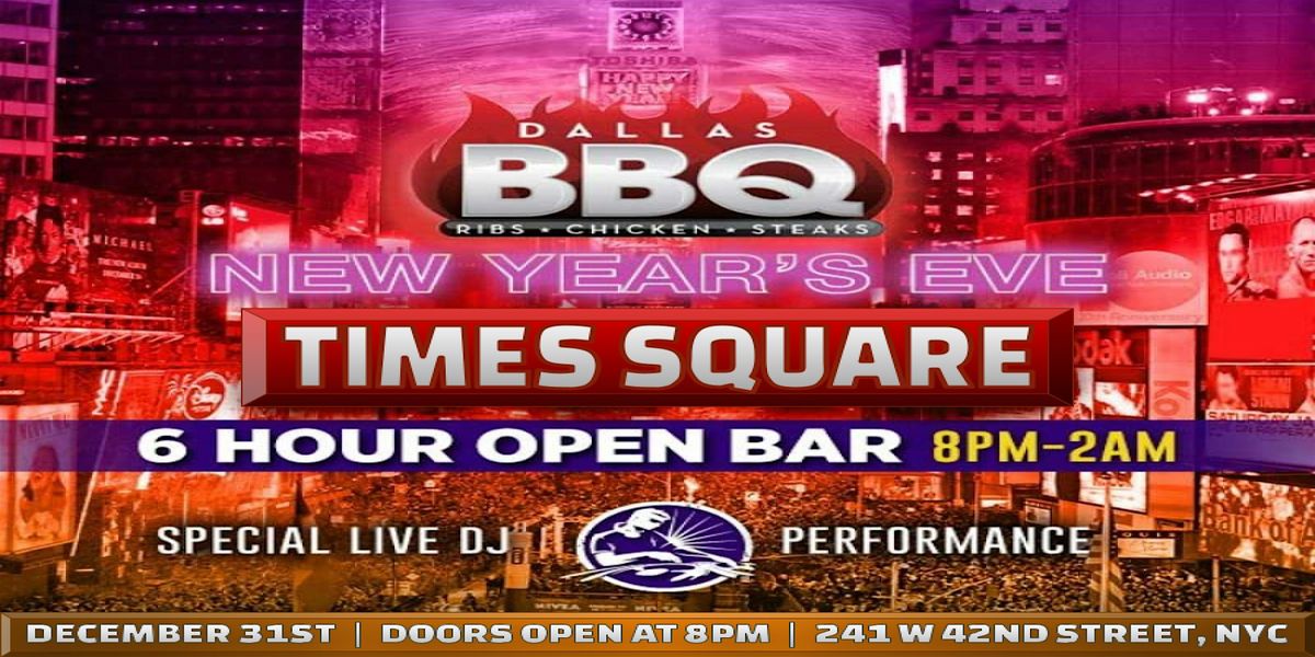 BallDrop.com Presents Dallas BBQ Times Square New Year's Eve, 31 December | Event in New York | AllEvents