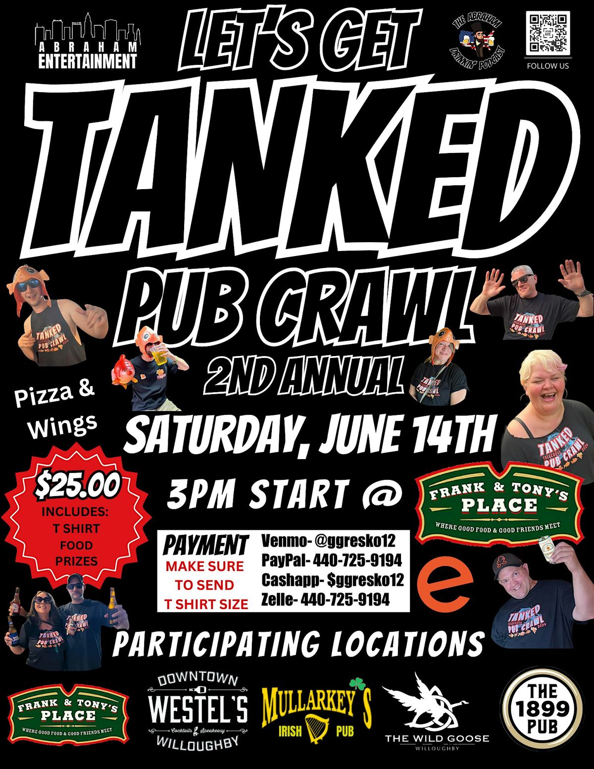 TANKED PUB CRAWL- 2nd Annual, 14 June | Event in Willoughby | AllEvents