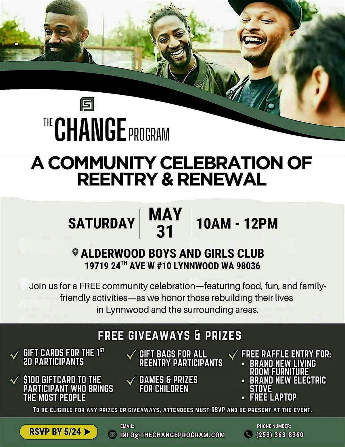 A Community Celebration of Reentry & Renewal, 31 May | Event in Lynnwood | AllEvents