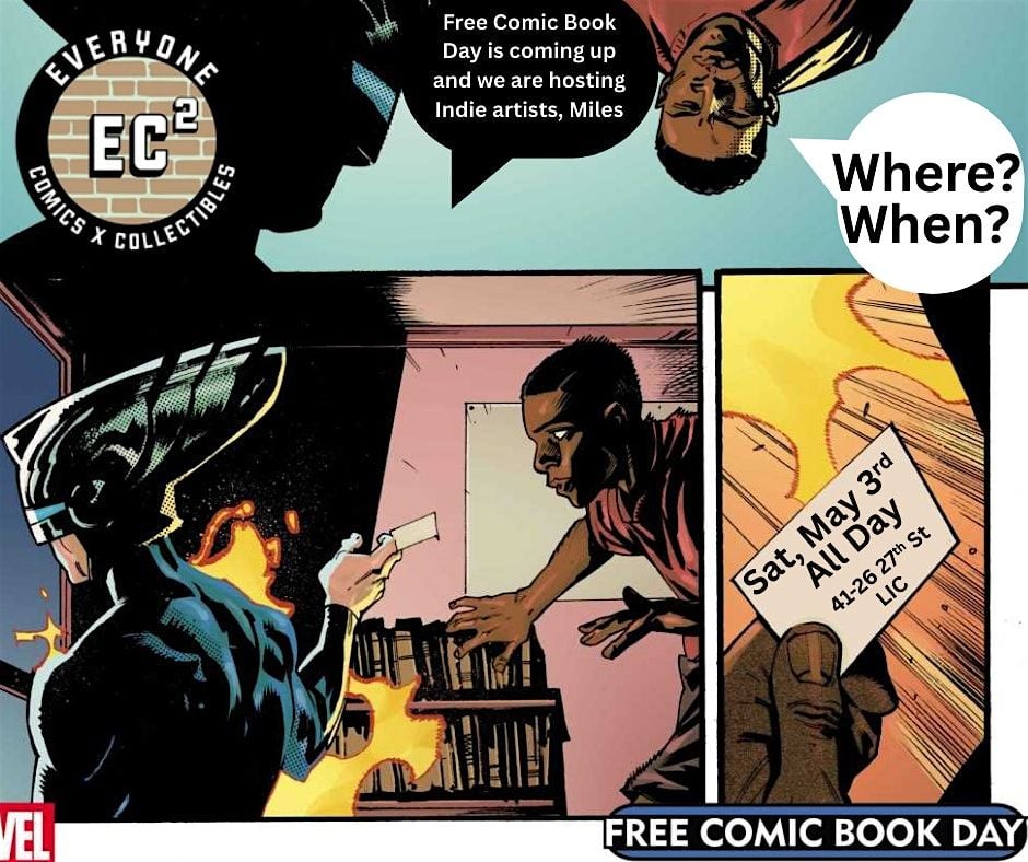Free Comic Book Day and Indie art Fair, 3 May | Event in Queens | AllEvents