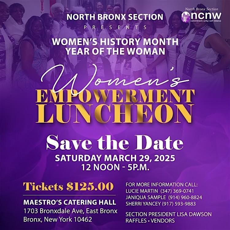 Women's Empowerment Luncheon | Event in The Bronx | AllEvents