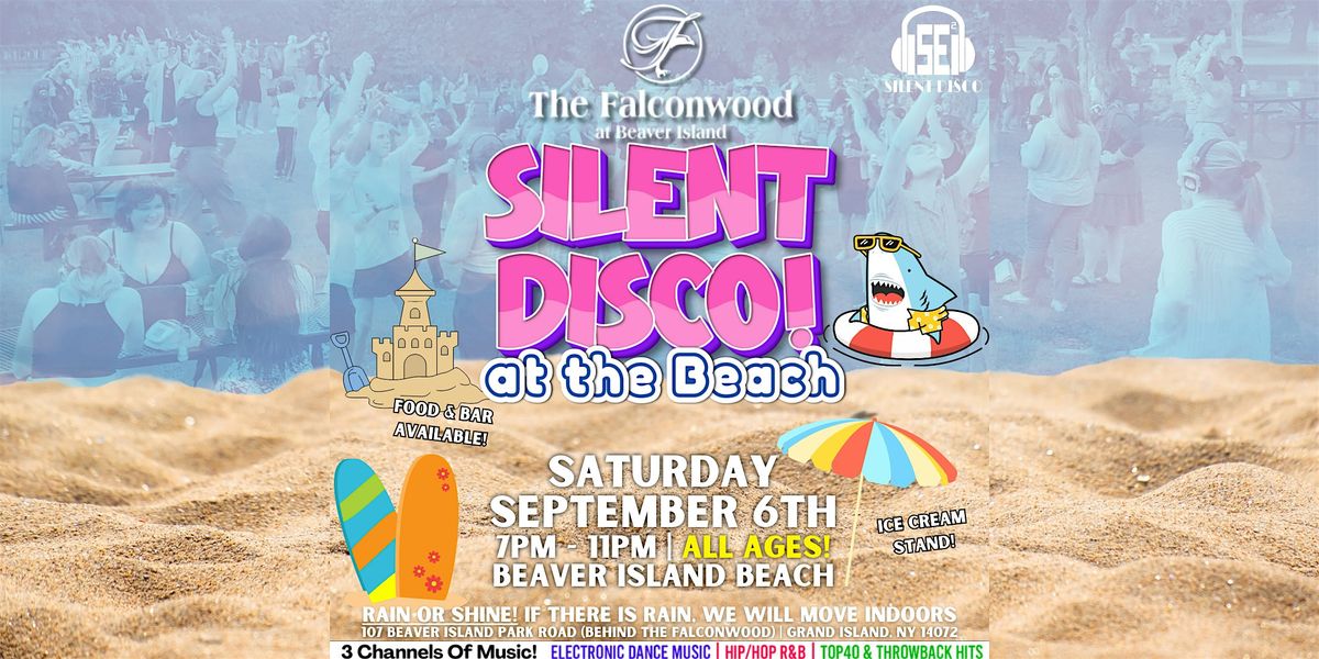 Silent Disco AT THE BEACH @ Beaver Island Beach! (ALL AGES) - 9/6/25, 6 September | Event in Grand Island