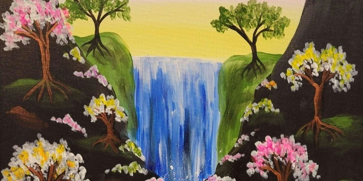 Spring Waterfall - Paint and Sip by Classpop!™, 30 May | Event in Lexington | AllEvents