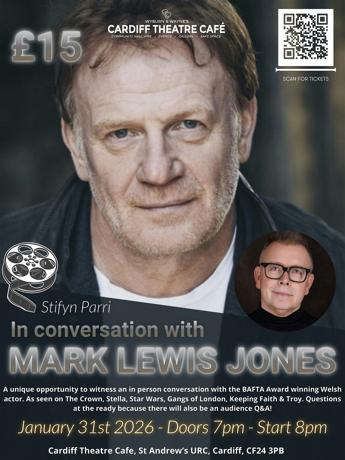In conversation with MARK LEWIS JONES, 31 January | Event in Cardiff | AllEvents