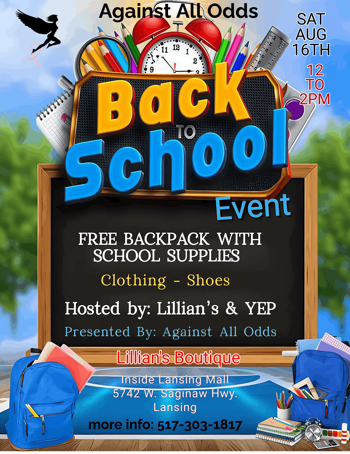 6th Annual Back to School Backpack Giveaway | Event in Delta charter Township | AllEvents