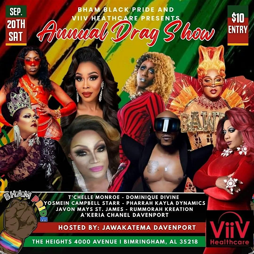 Bham Black Pride and Viiv Healthcare Presents: Annual Drag Show & Party, 20 September | Event in Birmingham