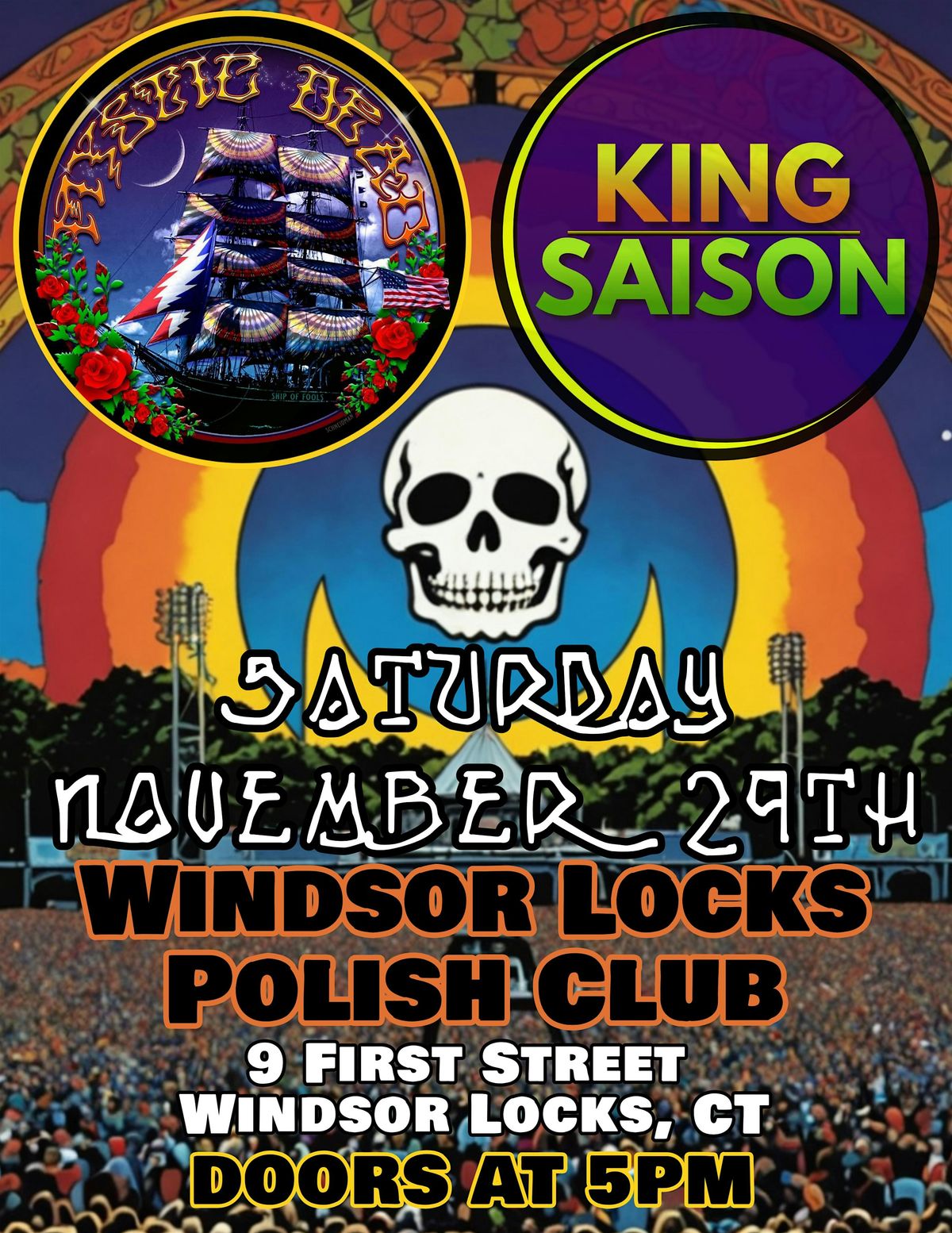 Mystic Dead feat. King Saison - Windsor Locks PAC, 29 November | Event in Windsor Locks | AllEvents