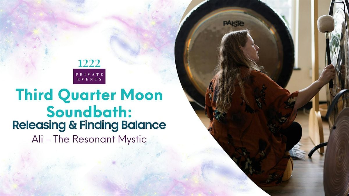 Third Quarter Moon Sound Bath: Releasing & Finding Balance, 13 October | Event in Aurora | AllEvents