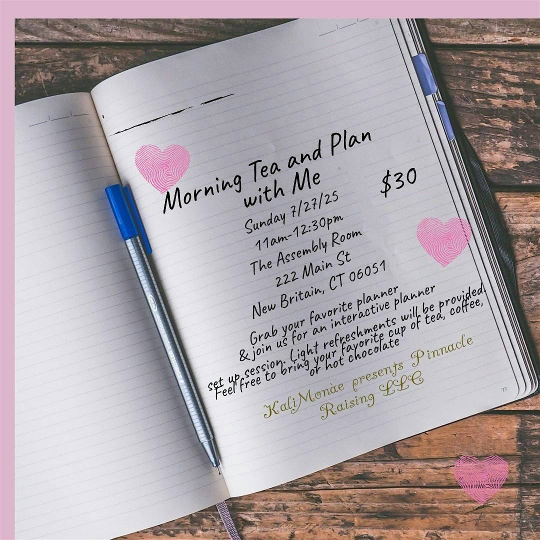 Morning Tea & Plan with Me  (planner set up workshop), 27 July | Event in New Britain | AllEvents