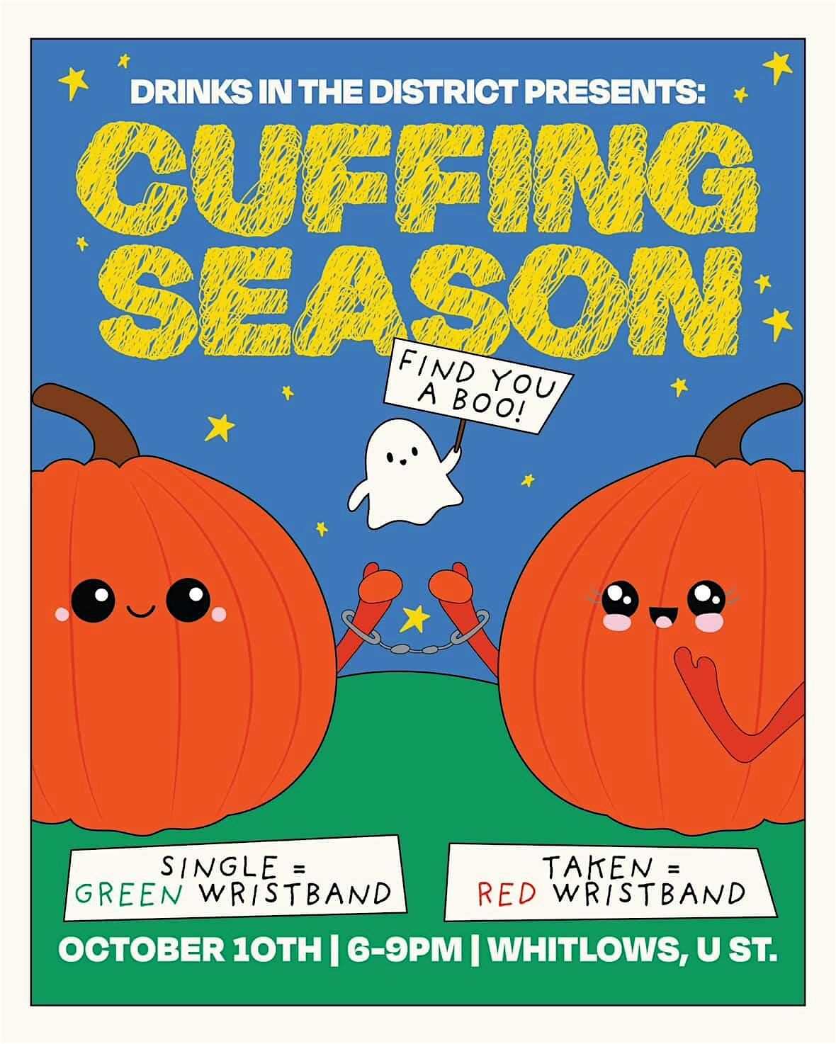 Cuffing Season: DC's BIGGEST & BEST Singles Event, 10 October | Event in Washington | AllEvents