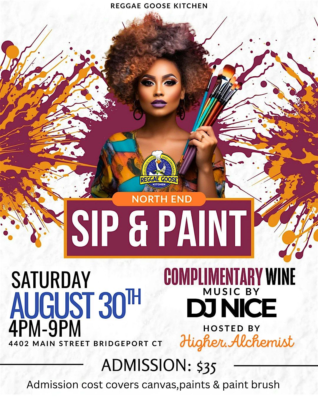 North End Sip & Paint, 31 August | Event in Bridgeport | AllEvents