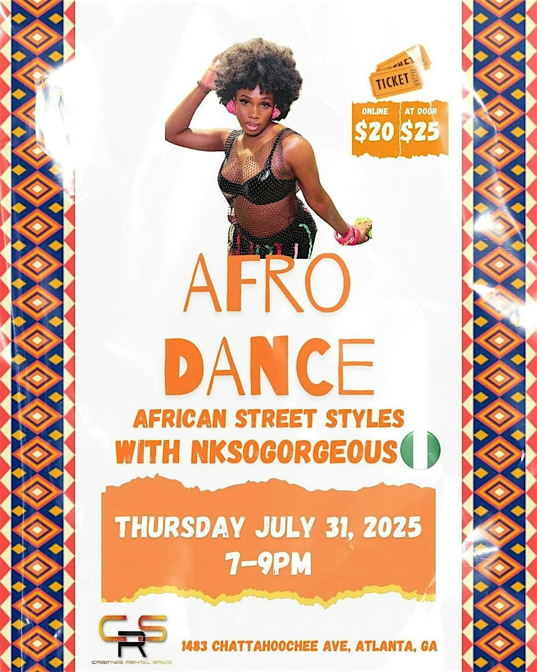 Afro Dance with NKsogorgeous, 31 July | Event in Atlanta | AllEvents