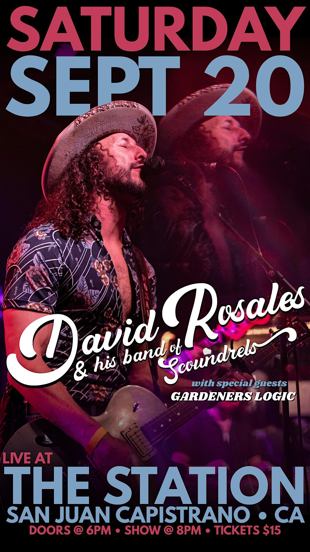 David Rosales Live @ The Station, 20 September | Event in San Juan Capistrano | AllEvents