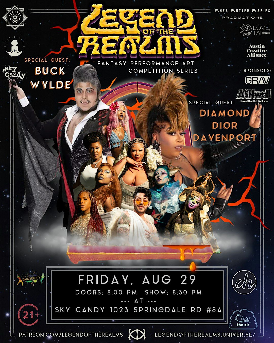 Legend of the Realms: PRIDE EDITION - WRATH, 29 August | Event in Austin | AllEvents