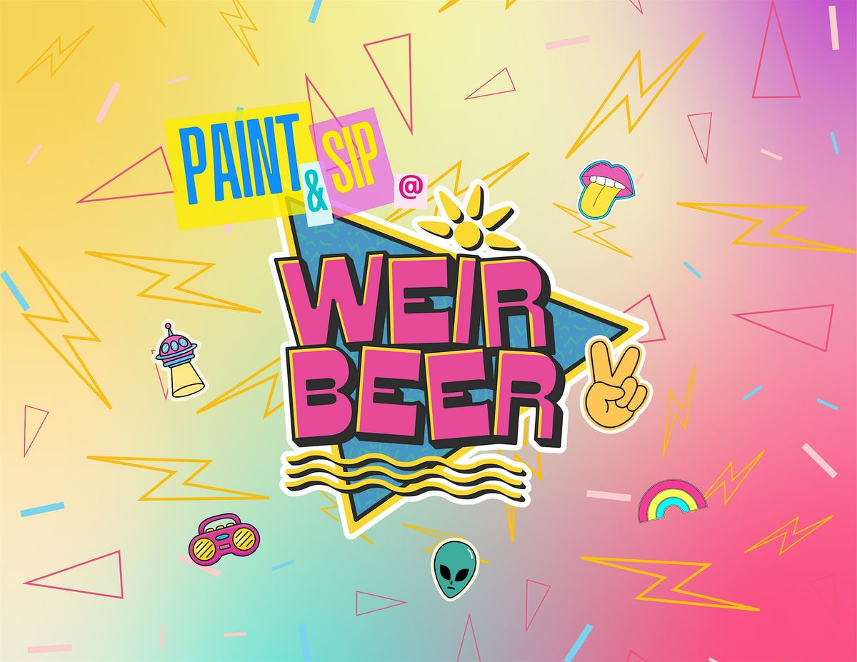 Paint & Sip Night at Weir Beer, 14 December | Event in Vista | AllEvents