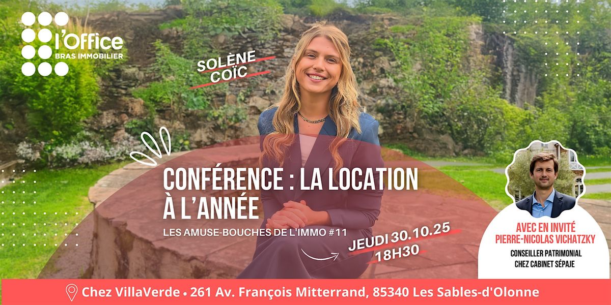 Et si votre investissement locatif travaillait toute l’année ?, 30 October | Event in Les Sables-d'Olonne
