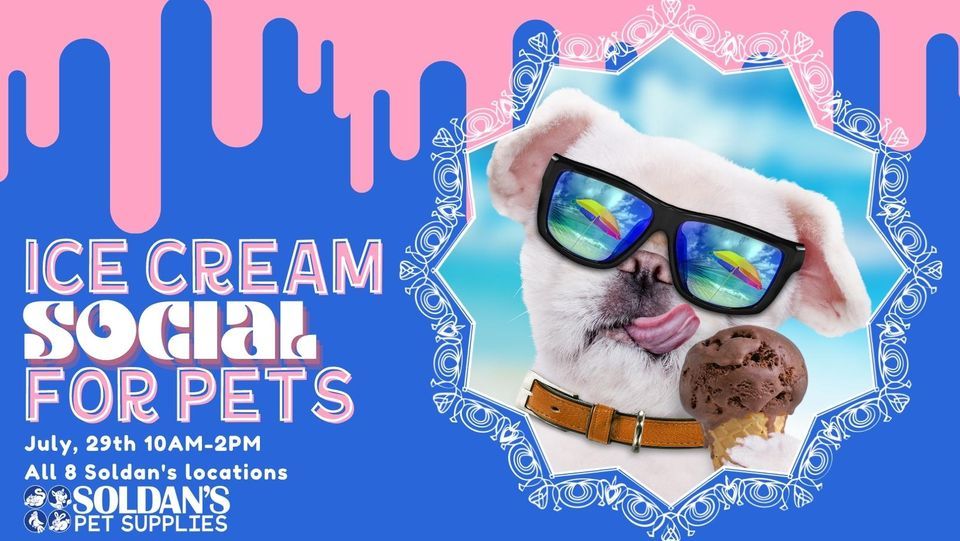 Ice Cream Social For Pets W. Lansing, Soldan's Pet Supplies (6201 W Saginaw Hwy, Lansing, MI