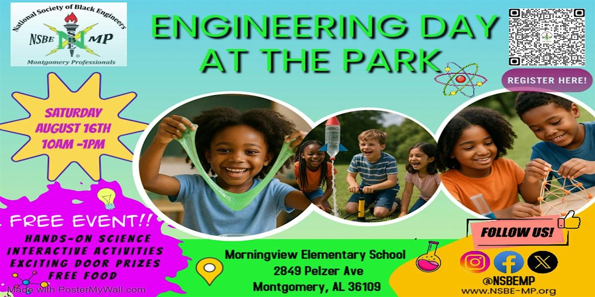 Engineering Day at the Park 2025 – Hosted by NSBE Montgomery, 16 August | Event in Montgomery | AllEvents